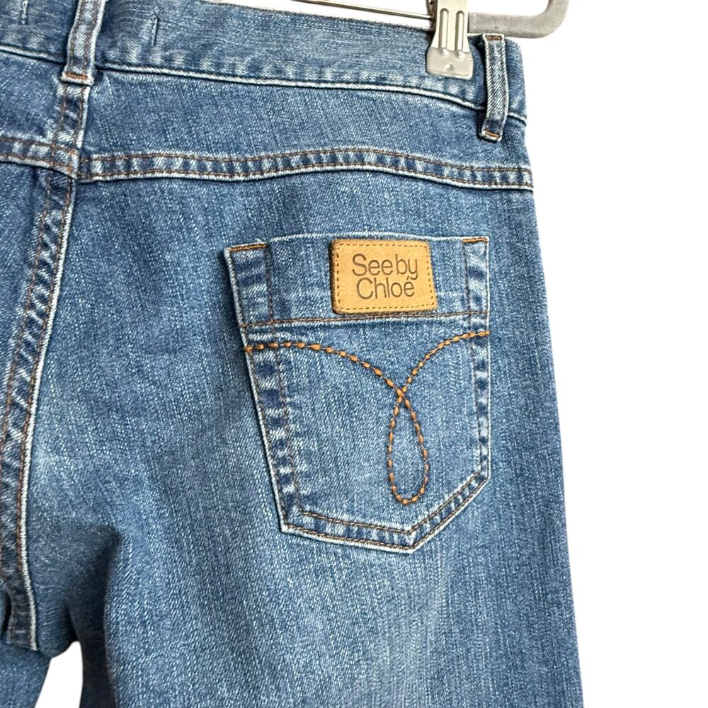See By Chloe Blue Straight Leg Women Jeans